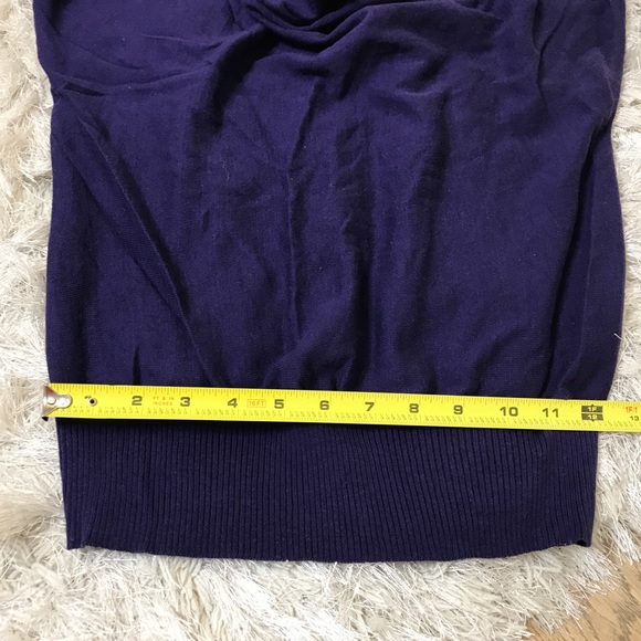 Converse One Star Purple Short Sleeve Batwing Top - Picture 5 of 8